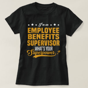 T-shirt Superviseur des avantages sociaux des employés