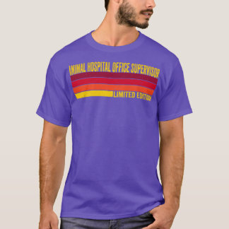 T-shirt Superviseur du bureau de l'hôpital animal