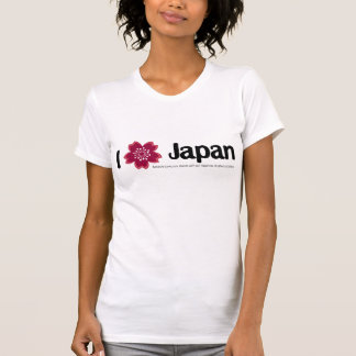 T-shirt Support avec des fleurs de cerisier du Japon
