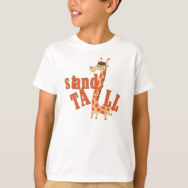 T-shirt Support de girafe grand (Devant)