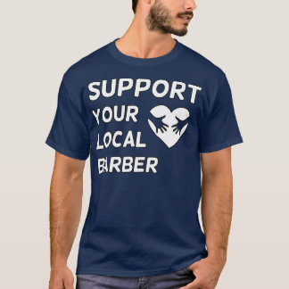 T-shirt Support de votre barbier local 15