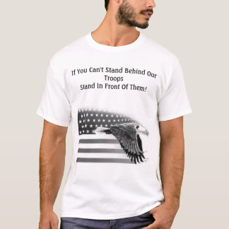 T-shirt Support derrière des troupes