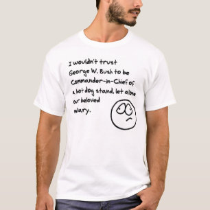 T-shirt Support du hot-dog de Bush