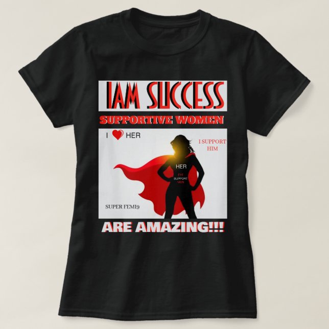 T-SHIRT SUPPORT HIM (Design devant)