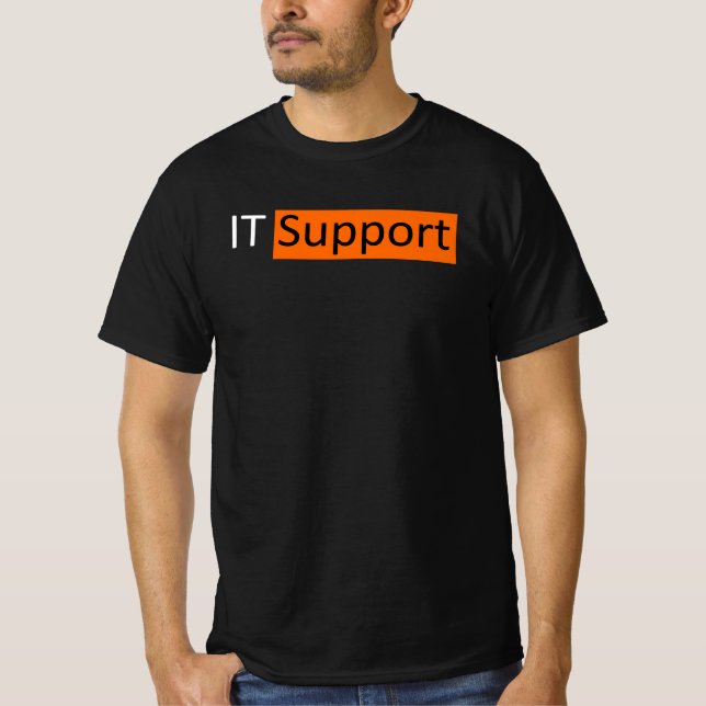T-shirt Support informatique (Devant)