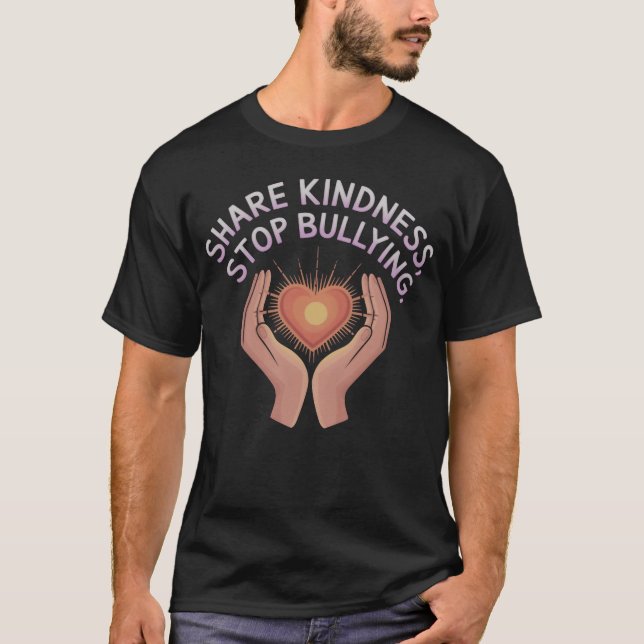 T-shirt Support Kindness End Bullying Show Unity funny (Devant)