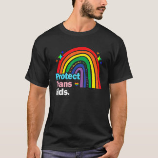 T-shirt Support Lgbt Protéger Trans Kid Pride Lgbt Arc-en-