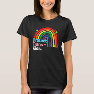 T-shirt Support Lgbt Protéger Trans Kid Pride Lgbt Arc-en-