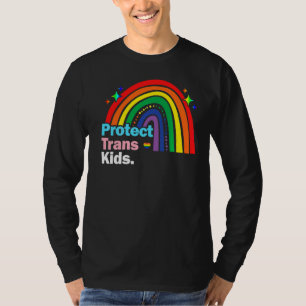 T-shirt Support Lgbt Protéger Trans Kid Pride Lgbt Arc-en-