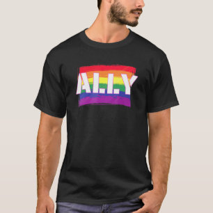 T-shirt Support Lgbtq Ally Gay