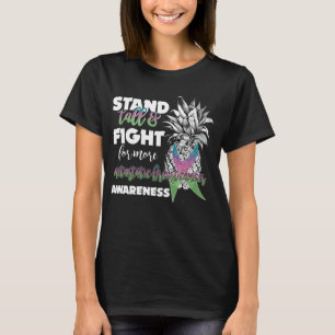 T-shirt support métastatique pour ananas de sensibilisati