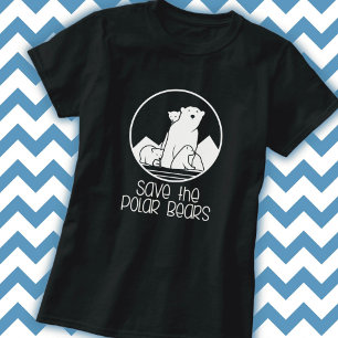 T-shirt support pour ours polaire