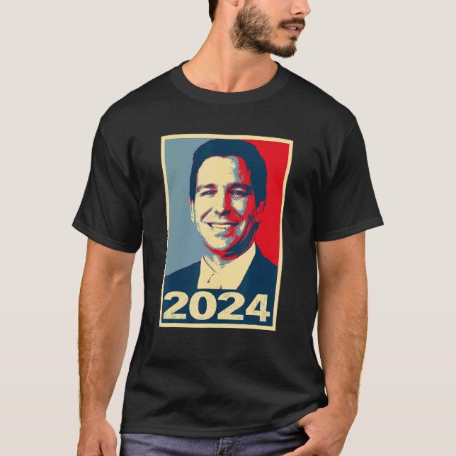 T-shirt Support Ron Desantis 2024 Ron Desantis (Devant)