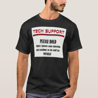 T-shirt Support technique