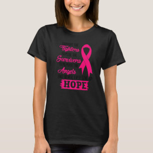 T-shirt Support The Fighters And Never Ever Five Up Hope