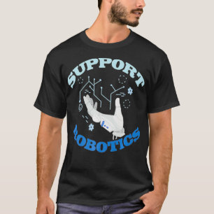T-shirt Support vintage Robotique Technologie moderne Scie