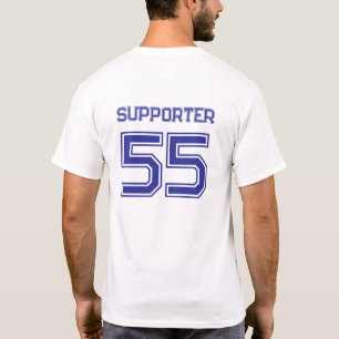 T-shirt Supporter Jersey pour Team Sports, Sport Customisé