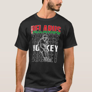 T-shirt Supporters de hockey sur glace de Biélorussie  Équ
