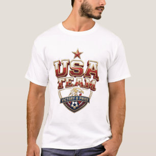 T-shirt Supporteur Américain Patriotique Fan