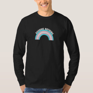 T-shirt Supposons Que Rien De Transgenre Pride Trans Rainb