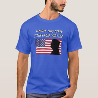 T-shirt Supprimer La Tige Sale (Trump) De Notre Drapeau