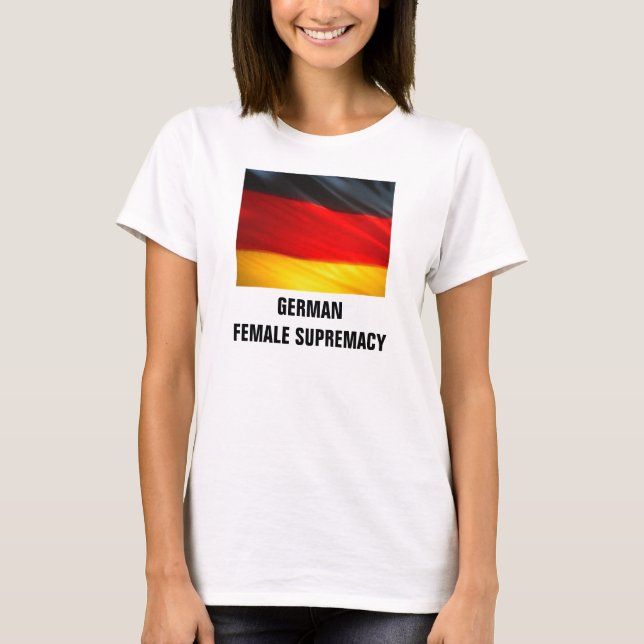 T-SHIRT SUPRÉMATIE FEMELLE ALLEMANDE (Devant)