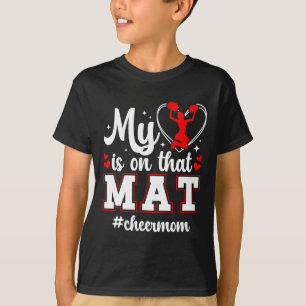 T-shirt Sur ce tapis, acclamez maman meneuse de claque Mam