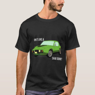 T-shirt sur elle comme Saab Sonett