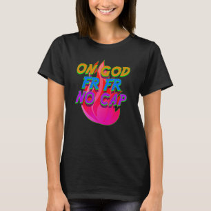 T-shirt Sur God FR FR Pas de Casquette Drôle Slang Mème Li