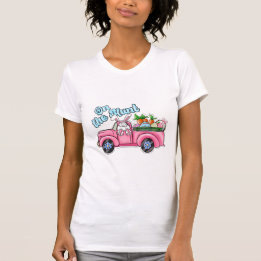 T-shirt Sur La Chasse Lapin De Pâques