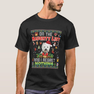 T-shirt Sur La Liste Coquine Et Je Regrette Rien Que Westi