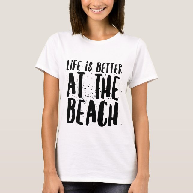 T-shirt Sur La Plage (Devant)