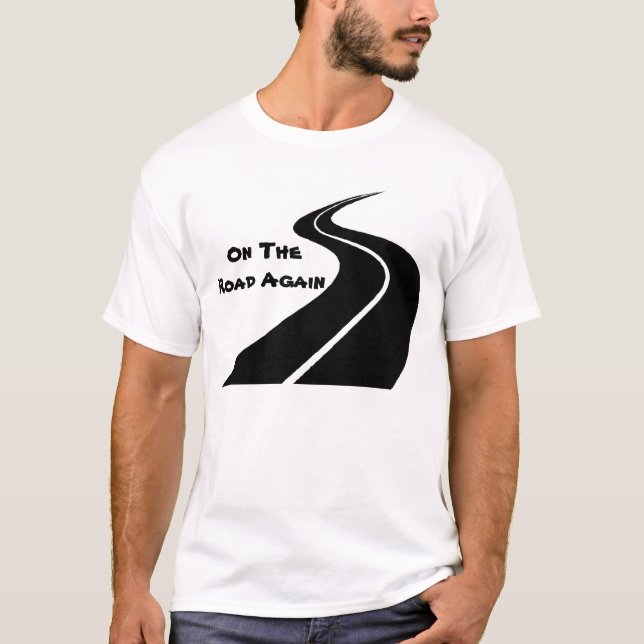 T-shirt Sur la route encore (Devant)