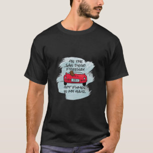 T-shirt Sur L'Autoroute San Diego Pas Une Élevée Sombre Ou
