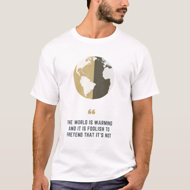 T-shirt sur le changement climatique (Devant)
