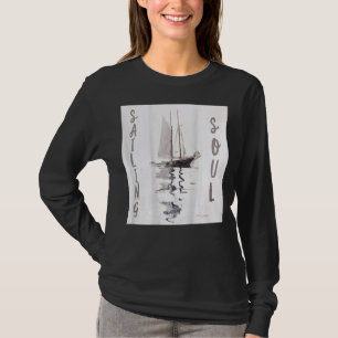 T-shirt Sur le dos voilier Soul voilier Réflexions voilier