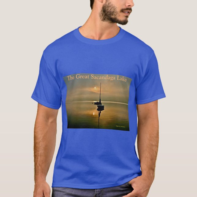 T-Shirt sur le Grand Lac Sacandaga (Devant)