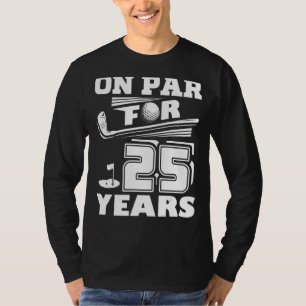 T-shirt Sur Parc Pour 25 Ans Golf joueur 25e Anniversaire
