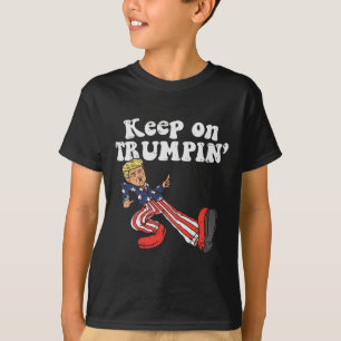 T-shirt Sur Trumpin Funny Usa Flag Support Réélire Trump 2