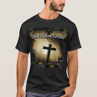 T-shirt Sur un sol sacré : croix dans le cimetière