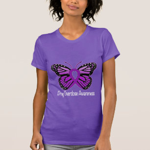 T-shirt Surdosage avec le ruban de conscience de papillon