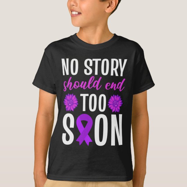 T-shirt Surdose Aucune histoire ne devrait se terminer tro (Devant)
