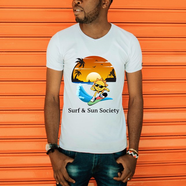 T-shirt Surf and Sun Society  (Créateur téléchargé)