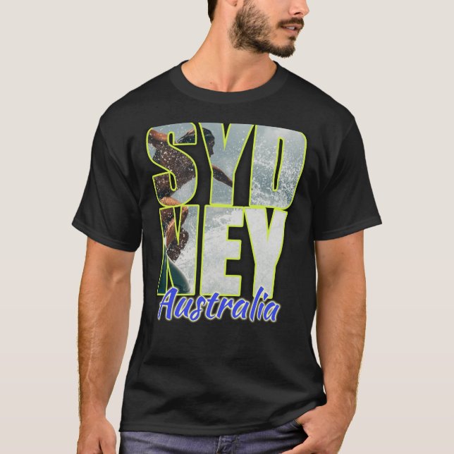 T-shirt Surf Australie - Sydney (Devant)