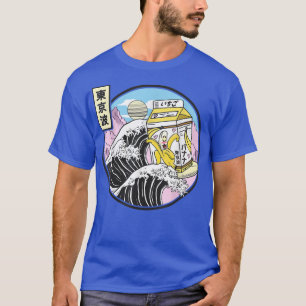 T-shirt Surf Banana Milk Carton Kanagawa Wave Japan Kaw