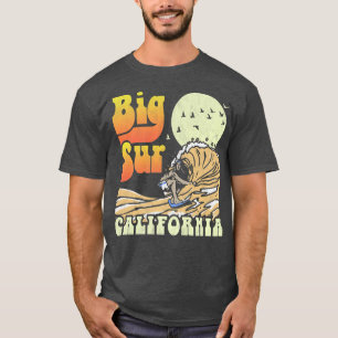 T-shirt Surf Big Sur Vintage California Surfer déprimé