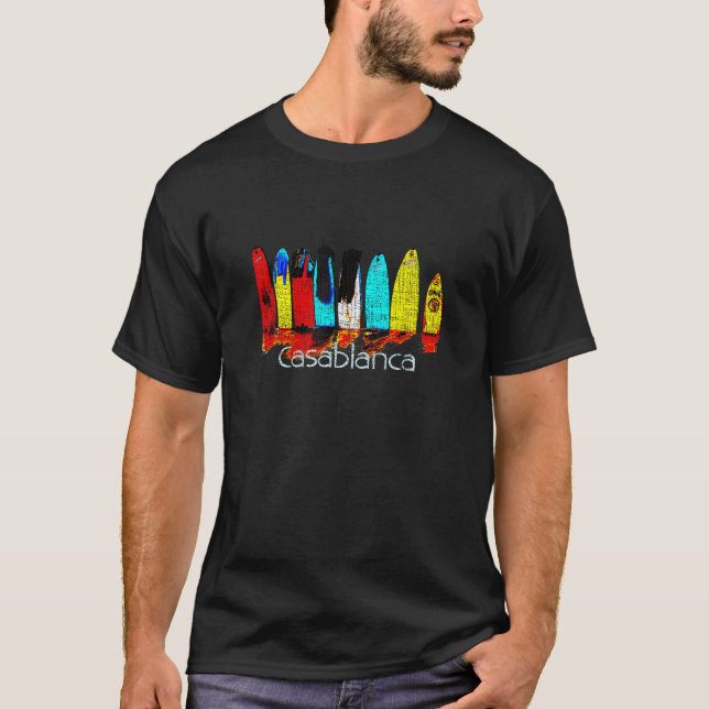 T-shirt Surf Casablanca Maroc T Shirt (Devant)