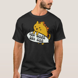 T-shirt Surf catzilla surfeur San Juan De Sur