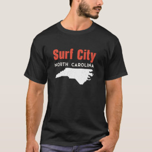T-shirt Surf City Caroline du Nord USA State America Trave