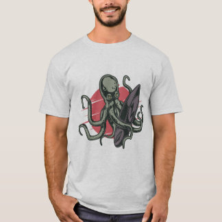 T-shirt Surf Club California - Octopus